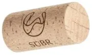 SÜBR F+ 44x24 mm él letöréssel saját logós nyomtatással